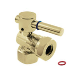 Concord 1/2-Inch FIP x 1/2-Inch or 7/16-Inch Slip Joint Quarter-Turn Angle Shut-Off Valve
