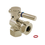 Concord 1/2-Inch FIP x 1/2-Inch or 7/16-Inch Slip Joint Quarter-Turn Angle Shut-Off Valve