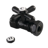 Vintage 1/2-Inch FIP x 1/2-Inch or 7/16-Inch Slip Joint Quarter-Turn Straight Shut-Off Valve