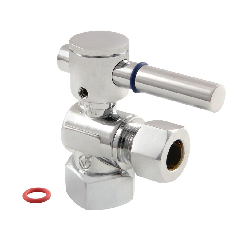 Fauceture 1/2-Inch FIP x 1/2-Inch O.D. Comp Quarter-Turn Angle Shut-Off Valve