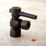 Fauceture 1/2-Inch FIP x 1/2-Inch O.D. Comp Quarter-Turn Angle Shut-Off Valve