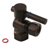 Fauceture 1/2-Inch FIP x 1/2-Inch O.D. Comp Quarter-Turn Angle Shut-Off Valve