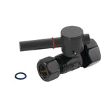 Concord 5/8-Inch O.D. Comp x 1/2-Inch O.D. Comp Quarter-Turn Straight Shut-Off Valve