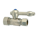 Vintage 5/8-Inch O.D. Comp x 1/2-Inch O.D. Comp Quarter-Turn Straight Shut-Off Valve