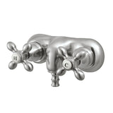 Vintage Two-Handle 2-Hole Tub Wall Mount Clawfoot Tub Faucet