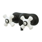 Vintage Two-Handle 2-Hole Tub Wall Mount Clawfoot Tub Faucet