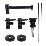 Trimscape Modern Plumbing Sink Trim Kit with Bottle Trap and Drain (No Overflow)