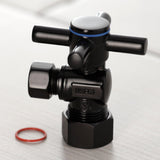Concord 5/8-Inch O.D. Comp x 3/8-Inch O.D. Comp Quarter-Turn Angle Shut-Off Valve