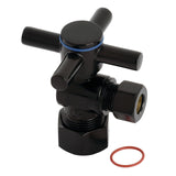 Concord 5/8-Inch O.D. Comp x 3/8-Inch O.D. Comp Quarter-Turn Angle Shut-Off Valve