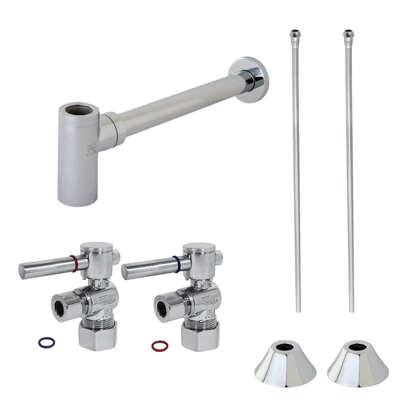 Trimscape Modern Plumbing Sink Trim Kit with Bottle Trap