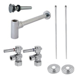 Trimscape Modern Plumbing Sink Trim Kit with Bottle Trap and Overflow Drain