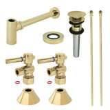 Trimscape Modern Plumbing Sink Trim Kit with Bottle Trap and Overflow Drain