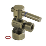 Concord 5/8-Inch O.D. Comp x 3/8-Inch O.D. Comp Quarter-Turn Angle Shut-Off Valve