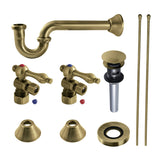 Trimscape Traditional Plumbing Sink Trim Kit with P-Trap and Overflow Drain