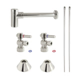 Trimscape Modern Plumbing Sink Trim Kit with Bottle Trap