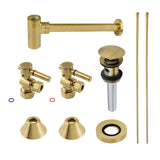 Trimscape Modern Plumbing Sink Trim Kit with Bottle Trap and Overflow Drain