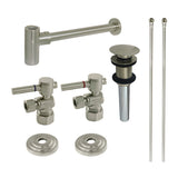 Trimscape Modern Plumbing Sink Trim Kit with Bottle Trap and Drain (No Overflow)