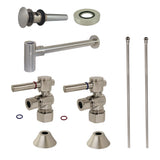 Trimscape Modern Plumbing Sink Trim Kit with Bottle Trap and Overflow Drain