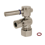 Concord 5/8-Inch O.D. Comp x 3/8-Inch O.D. Comp Quarter-Turn Angle Shut-Off Valve