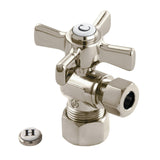 Millennium 5/8-Inch O.D. Comp x 3/8-Inch O.D. Comp Quarter-Turn Angle Shut-Off Valve
