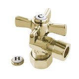 Millennium 5/8-Inch O.D. Comp x 1/2-Inch O.D. Comp Quarter-Turn Angle Shut-Off Valve