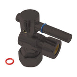 Fauceture 5/8-Inch O.D. Comp x 1/2-Inch O.D. Comp Quarter-Turn Angle Shut-Off Valve