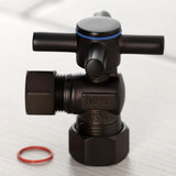 Concord 5/8-Inch O.D. Comp x 1/2-Inch O.D. Comp Quarter-Turn Angle Shut-Off Valve