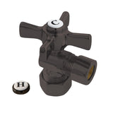 Millennium 5/8-Inch O.D. Comp x 1/2-Inch O.D. Comp Quarter-Turn Angle Shut-Off Valve