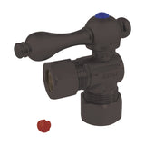 Vintage 5/8-Inch O.D. Comp x 1/2-Inch O.D. Comp Quarter-Turn Angle Shut-Off Valve