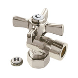 Millennium 5/8-Inch O.D. Comp x 1/2-Inch O.D. Comp Quarter-Turn Angle Shut-Off Valve