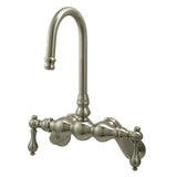 Vintage Two-Handle 2-Hole Tub Wall Mount Clawfoot Tub Faucet