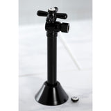 Vintage 1/2-Inch Sweat x 3/8-Inch O.D. Comp Angle Shut-Off Valve with 5-Inch Extension