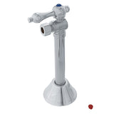 Vintage 1/2-Inch Sweat x 3/8-Inch O.D. Comp Angle Shut-Off Valve with 5-Inch Extension