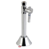 Vintage 1/2-Inch Sweat x 3/8-Inch O.D. Comp Straight Shut-Off Valve with 5-Inch Extension