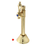 Vintage 1/2-Inch Sweat x 3/8-Inch O.D. Comp Straight Shut-Off Valve with 5-Inch Extension