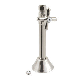 Vintage 1/2-Inch Sweat x 3/8-Inch O.D. Comp Straight Shut-Off Valve with 5-Inch Extension