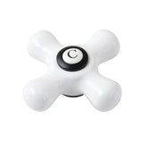 Vintage Porcelain Cross Handle (Cold Side)