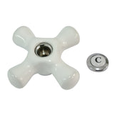 Porcelain Cross Handle (Cold Side)