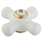Porcelain Cross Handle (Hot Side)