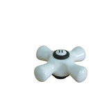 Vintage Porcelain Cross Handle (Hot Side)