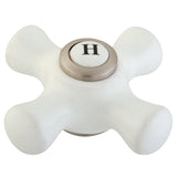 Porcelain Cross Handle (Hot Side)