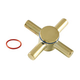 Concord Brass Cross Handle