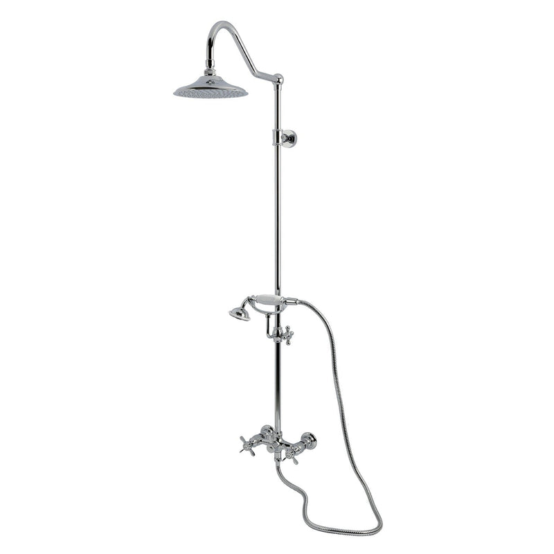 Essex Wall Mount Rain Drop Shower System with Hand Shower