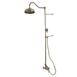 Vintage Tub Wall Mount Rain Drop Shower System with Hand Shower