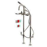 Concord Freestanding Tub Faucet with Supply Line and Stop Valve