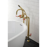 Concord Freestanding Tub Faucet with Supply Line and Stop Valve
