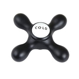 Vintage Brass Cross Handle (Cold Side)