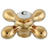 Cold Brass Cross Handle