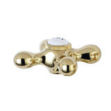 Vintage Brass Cross Handle (Hot Side)