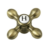 Brass Cross Handle (Hot Side)